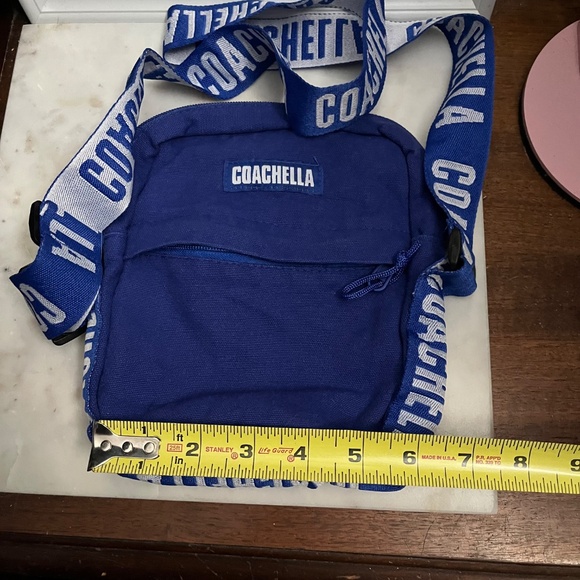 American Express Blue Coachella Crossbody Purse - Picture 7 of 8